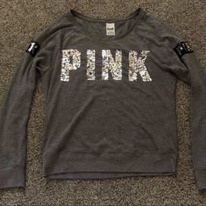 PINK crew neck t-shirt